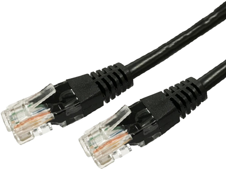 Patchcord TB miedziany Cat 5e RJ45 UTP 10 m Black (5902002000574) - obraz 1