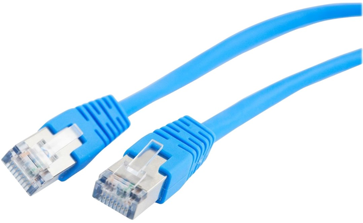 Patchcord Gembird FTP PP22 Cat 5e RJ-45 0.5 m Blue (8716309051965) - obraz 1