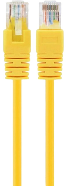 Patchcord Gembird UTP PP12 Cat 5e RJ-45 0.25 m Yellow (8716309074766) - obraz 1