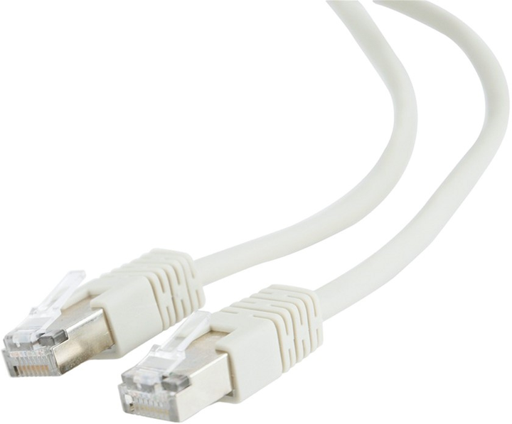 Patchcord Gembird FTP PP22 Cat 5e RJ-45 0.25 m Grey (8716309074773) - obraz 1