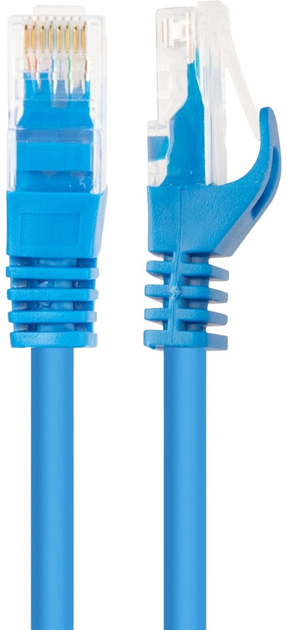 Патч-корд Gembird UTP PP6U Cat 6 RJ-45 2 м Blue (8716309093255) - зображення 1