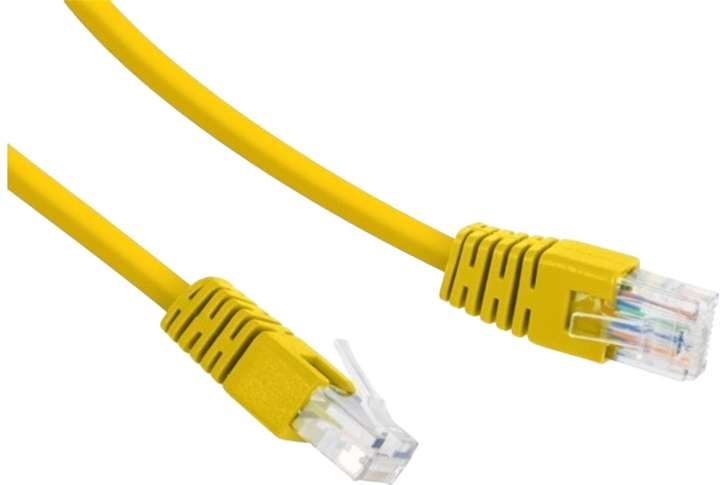 Патч-корд Gembird UTP 6 PP6U RJ-45 0.5 м Yellow (8716309093330) - зображення 1