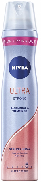 Лак для волосся Nivea Ultra Strong 250 мл (4005808260188) - зображення 1