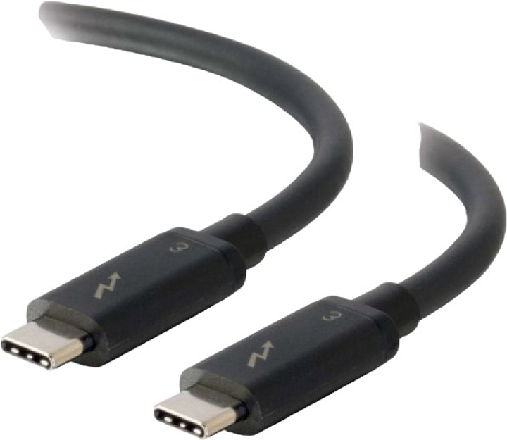 Kabel Delock Thunderbolt 3 – Thunderbolt 3 0.5 m Black (4043619848447) - obraz 1