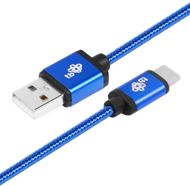 Kabel TB USB Type-A – USB Type-C 1.5 m Blue (5902002055338) - obraz 1