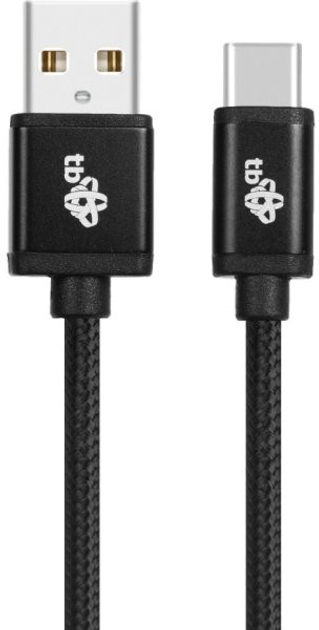 Кабель TB USB Type-A – USB Type-C 1.5 м Black (5902002078443) - зображення 1