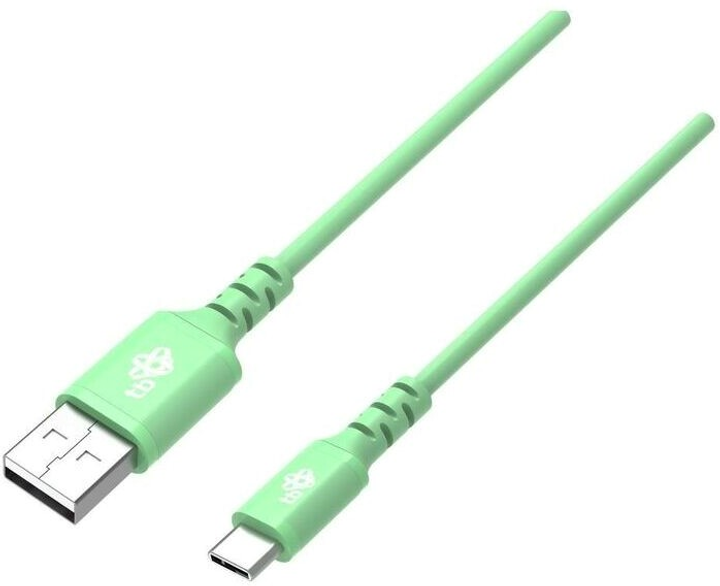 Kabel TB USB – USB Type-C Quick Charge 2 m Green (5902002148856) - obraz 1