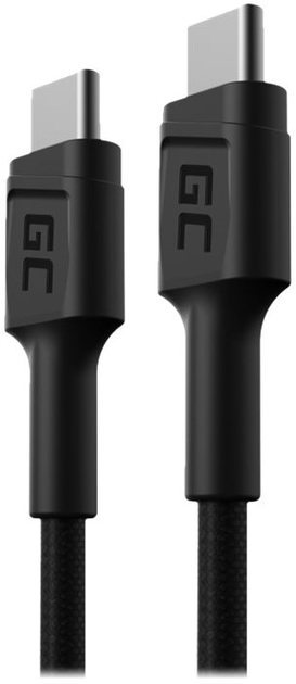 Kabel GC PowerStream USB Type-C – USB Type-C QC PD 60W 2 m Black (5907813963582) - obraz 1