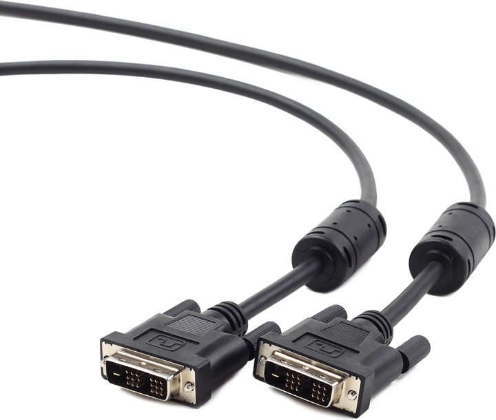 Kabel Cablexpert DVI Single-Link (18+1) 1.8 m Black (8716309081535) - obraz 1