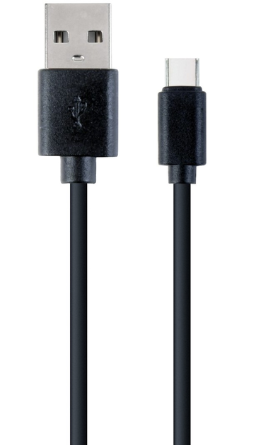 Kabel Gembird USB Type-A 2.0 – USB Type-C 1 m Black (8716309108706) - obraz 1