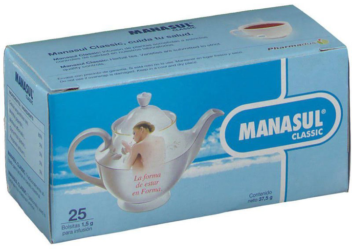 Чай у пакетиках Manasul Classic 25 шт 50 г (8413503509185) - зображення 1