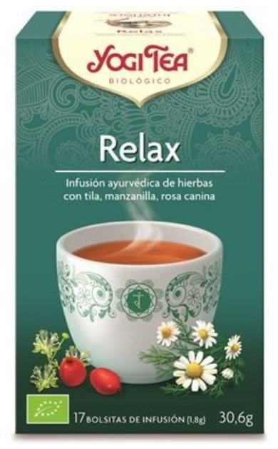 Чай у пакетиках Yogi Tea Relajacion 17 Bolsitas 30.6 г (4012824401150) - зображення 1