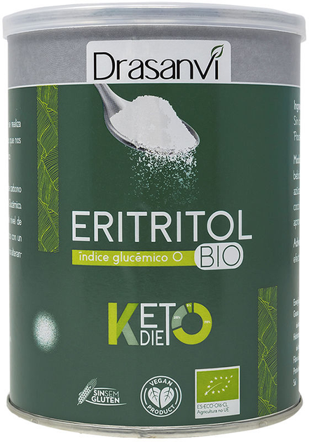 Cukier brzozowy Drasanvi Eritritol Bio 500 g Keto (8436578543106) - obraz 1