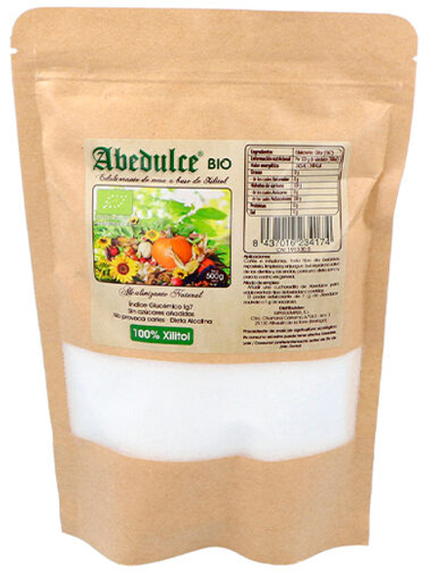 Cukier brzozowy Abedulce Bio 500 g (8437016234174) - obraz 1