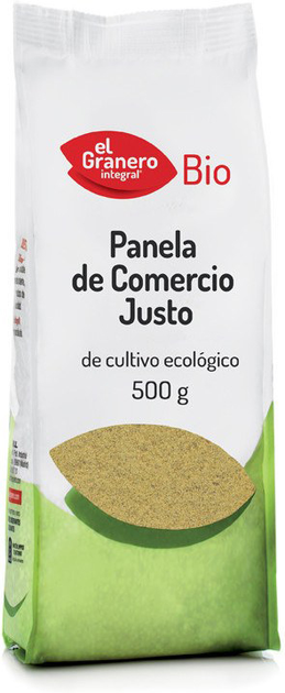 Тростинний цукор El Granero Integral Panela De Comercio Justo Bio 500 г (8422584019230) - зображення 1