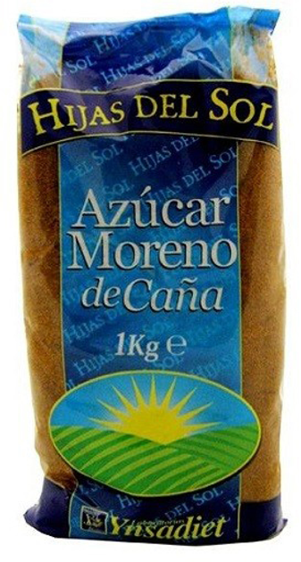 Cukier trzcinowy Ynsadiet Azucar Moreno Cana 1 kg (8412016300579) - obraz 1