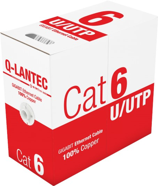 Kabel Alantec U/UTP Cat 6 24 AWG PVC miedziane 305 m Grey (5901738556461) - obraz 2