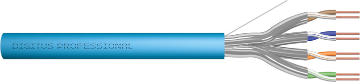 Kabel Digitus U/FTP Cat 6a 100 m Blue (4016032344131) - obraz 1