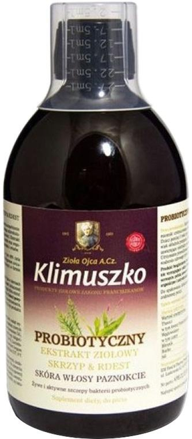 Suplement diety Klimuszko Probiotyczny ekstrakt ziołowy 500 ml (5900588007246) - obraz 1