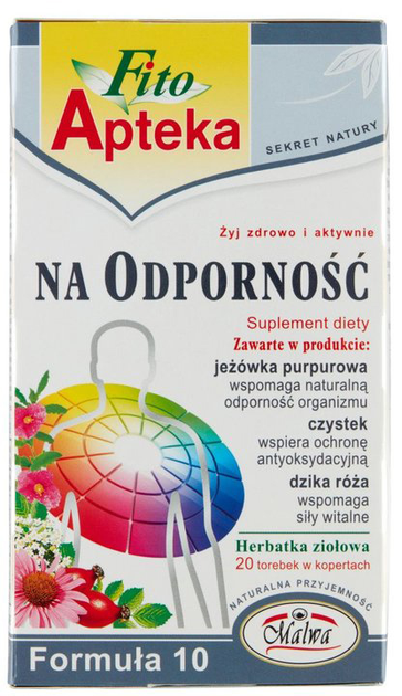 Трав'яний чай Fito Apteka For Immunity 20 шт (5902781002158) - зображення 1