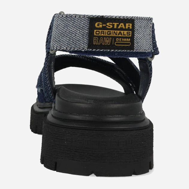 Sandały damskie na grubej podeszwie G-Star Raw XINVA DNM 2211-030501-7300 40 25 cm Granatowe (8720206648999) - obraz 3