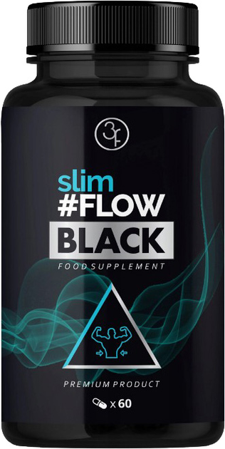Suplement diety SlimFlow Black 60 kapsułek (5903707544943) - obraz 1