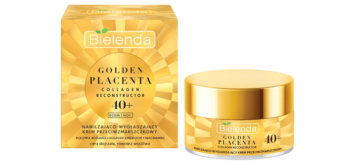 Крем для обличчя Bielenda Golden Placenta 40+ зволоження та розгладження зморшок 50 мл (5902169048280) - зображення 1