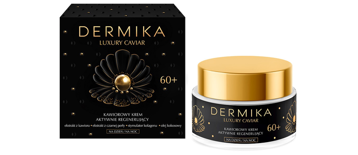 Крем для обличчя Dermika Luxury Caviar 60+ регенеруючий 50 мл (5902046767075) - зображення 1