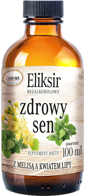 Suplement diety Mirlek Eliksir Zdrowy Sen 100 ml (5906660437826) - obraz 1