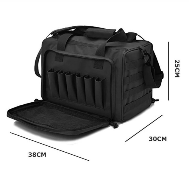 Тактическая сумка Silver Knight мод 9115 объём 20 литров черный - изображение 1