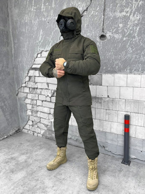 Зимовий тактичний костюм олива розмір 2XL - зображення 2