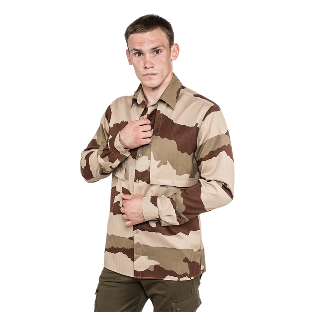 Рубашка тактическая камуфляжная боевая для силовых структур Brotherhood Camo 48-50/170-176 (OR.M_700) - изображение 1