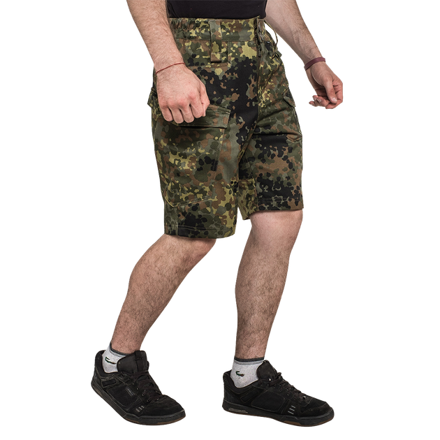 Шорти тактичні чоловічі камуфляжні для силових структур Brotherhood Camo Флекторн ріп-стоп (OR.M_1320) - зображення 2