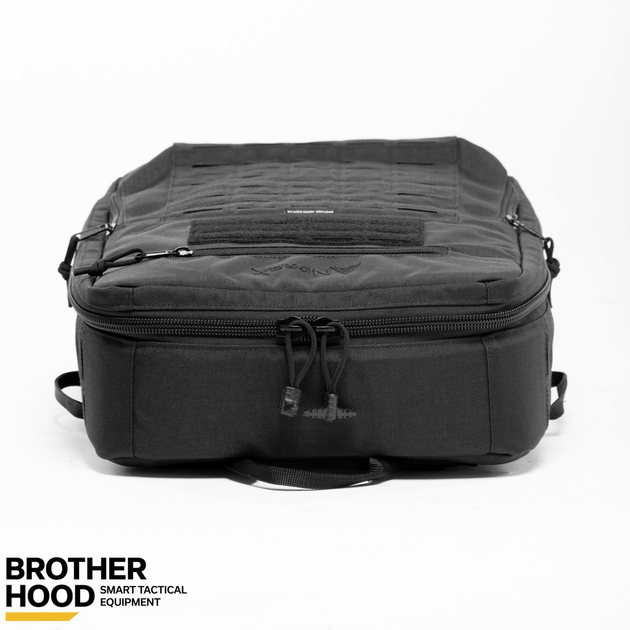Рюкзак для дронов защитный тактический универсальный для силовых структур Brotherhood Черный M 16л (OR.M_3900) - изображение 2