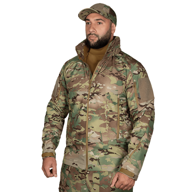 Куртка тактическая демисезонная мужская для силовых структур Phantom System Мультикам (7286), XXL - изображение 2