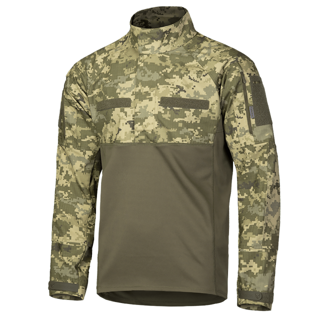 Рубашка тактическая боевая универсальная для силовых структур CM Blitz Камуфляж/Олива (7020), XXL (OR.M_2493) - изображение 1