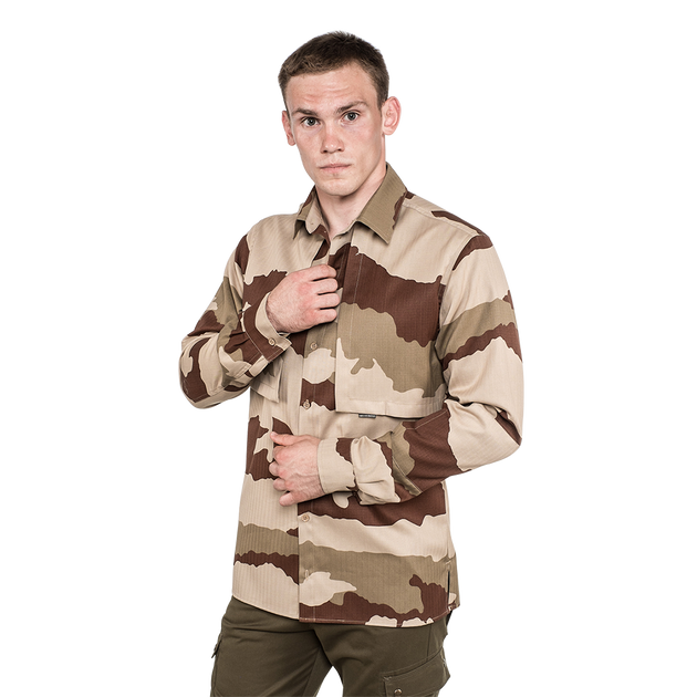 Рубашка тактическая камуфляжная боевая для силовых структур Brotherhood Camo 52-54/170-176 (OR.M_700) - изображение 1