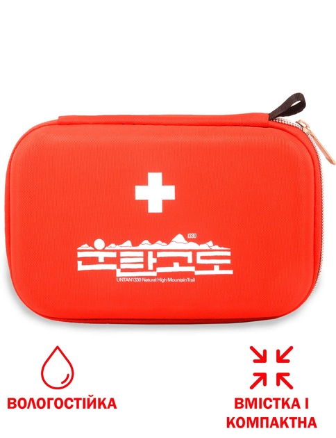 Аптечка для лекарств и таблеток HMD Красная Вместительная Компактная Универсальная Органайзер - изображение 1