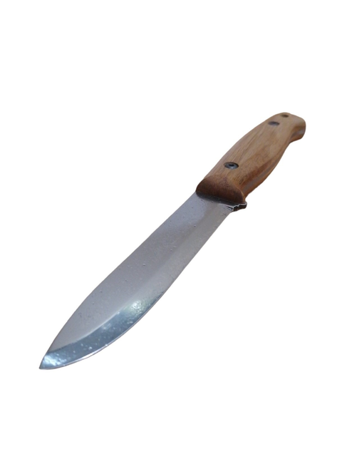 Туристический нож BS2FT CSH, углеродистая сталь, ручка орех, чехол кожа, лезвие 110мм BPS KNIVES - изображение 2