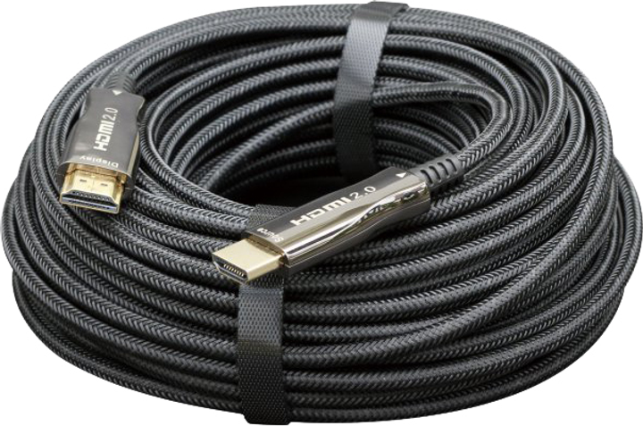 Kabel optyczny Cablexpert HDMI-HDMI 20 m Czarny (CCBP-HDMI-AOC-20M) - obraz 2