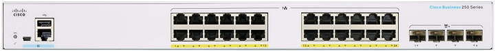 Switch Cisco CBS250-24P-4X-EU - obraz 1