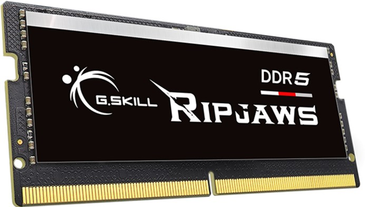 Оперативна пам'ять G.Skill SODIMM DDR5-4800 32768MB PC5-38400 Ripjaws (F5-4800S4039A32GX1-RS) - зображення 2