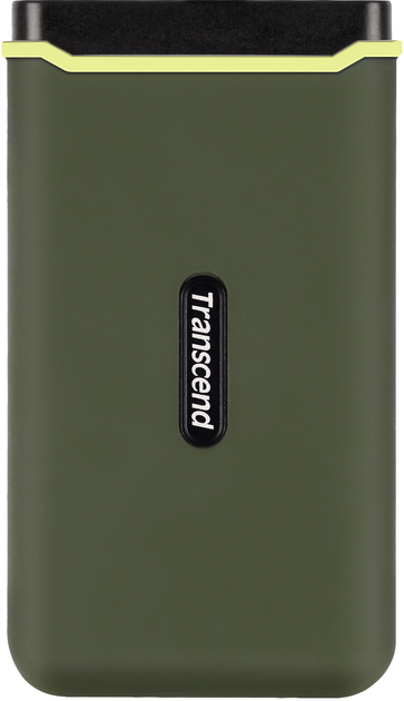 Dysk SSD Transcend ESD380C 2TB USB 3.1 Type-C 3D NAND TLC Military Green (TS2TESD380C) Zewnętrzny - obraz 1