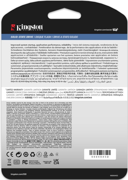 Dysk SSD Kingston Enterprise DC600M 480GB 2.5" SATAIII 3D TLC (SEDC600M/480G) - obraz 4