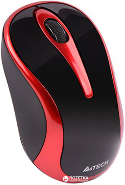 Mysz A4Tech G3-280N Wireless Black/Red (4711421874212) - obraz 2