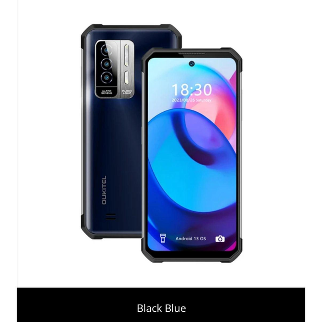 Защищенный смартфон Oukitel WP27 (12+256Gb, АКБ 8500 mAh) Black – фото ...