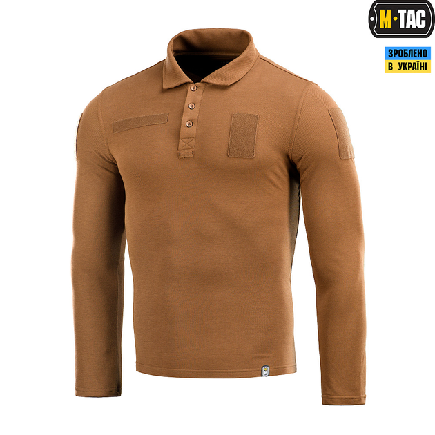 Поло тактичне М-Тас довгий рукав 65/35 Coyote Brown Size XXL - изображение 1