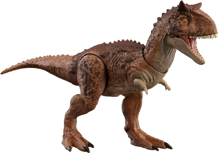 Figurka Mattel Jurassic World Epic Attack Battle Gryzący Karnozaur 25 cm (194735137725) - obraz 1