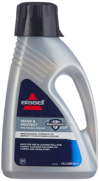 Środek Bissell Wash & Protect Pro Stain & Odour do czyszczenia dywanów 1.5 l (0011120183450) - obraz 1