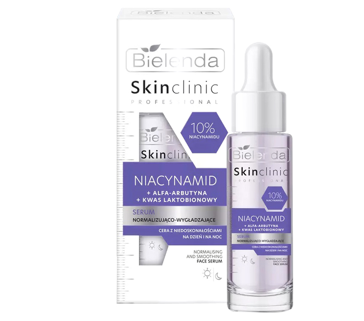 Serum do twarzy Bielenda Skin Clinic Professional Niacynamid normalizująco-wygładzające 30 ml (5902169049799) - obraz 1